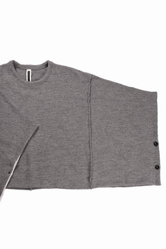 画像をギャラリービューアに読み込む, KLASICA WEARABLE BIG STOLE PONCHO / SHETLAND WOOL AMUNZEN (SAND)