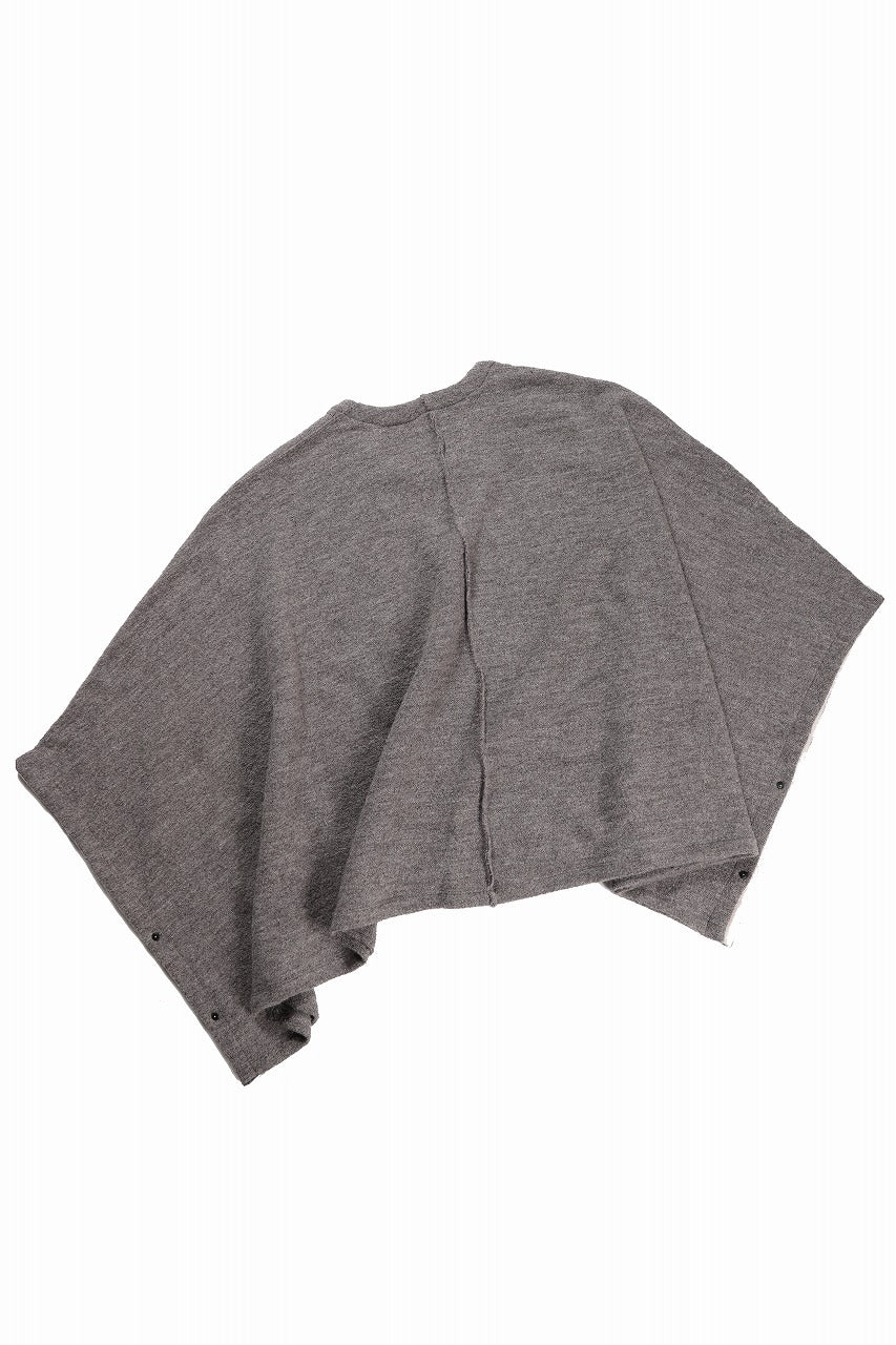 画像をギャラリービューアに読み込む, KLASICA WEARABLE BIG STOLE PONCHO / SHETLAND WOOL AMUNZEN (SAND)