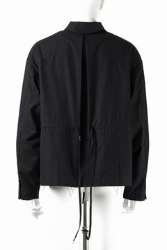 Load image into Gallery viewer, Professor.E DRAWSTRING COACH JACKET (BLACK)