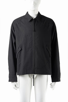 Load image into Gallery viewer, Professor.E DRAWSTRING COACH JACKET (BLACK)