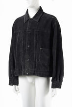 Load image into Gallery viewer, Professor.E AGED CORDUROY JKT (AGED BLACK)