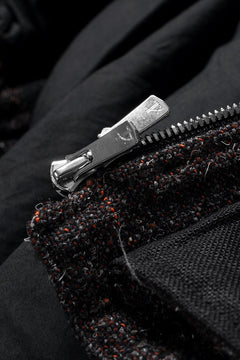 Load image into Gallery viewer, KLASICA VOLUME SLEEVE TANKERS BLOUSON / REGENERATED KEMP MIXED TWEED (MIX BROWN)