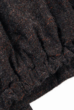 Load image into Gallery viewer, KLASICA VOLUME SLEEVE TANKERS BLOUSON / REGENERATED KEMP MIXED TWEED (MIX BROWN)