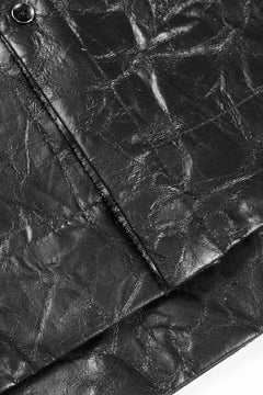 画像をギャラリービューアに読み込む, A.F ARTEFACT WASHER SYNTHETIC LEATHER SHRT (BLACK)