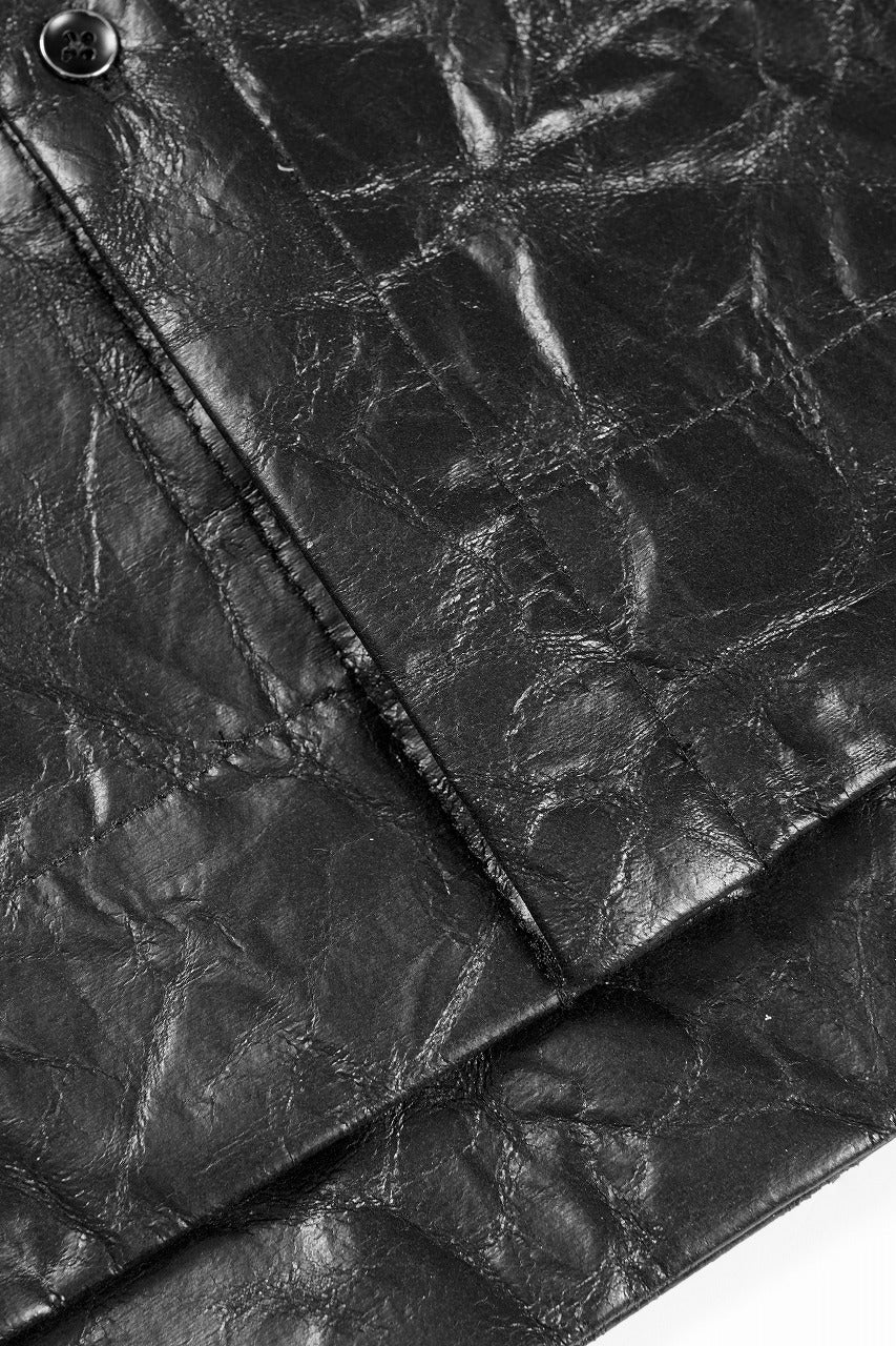 画像をギャラリービューアに読み込む, A.F ARTEFACT WASHER SYNTHETIC LEATHER SHRT (BLACK)