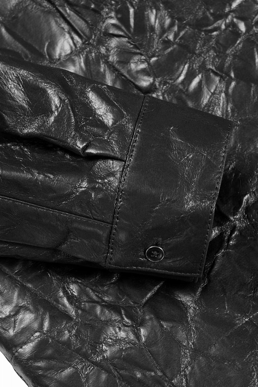 画像をギャラリービューアに読み込む, A.F ARTEFACT WASHER SYNTHETIC LEATHER SHRT (BLACK)