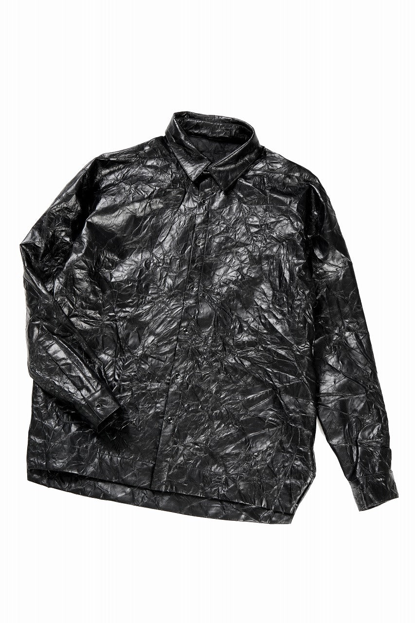 画像をギャラリービューアに読み込む, A.F ARTEFACT WASHER SYNTHETIC LEATHER SHRT (BLACK)