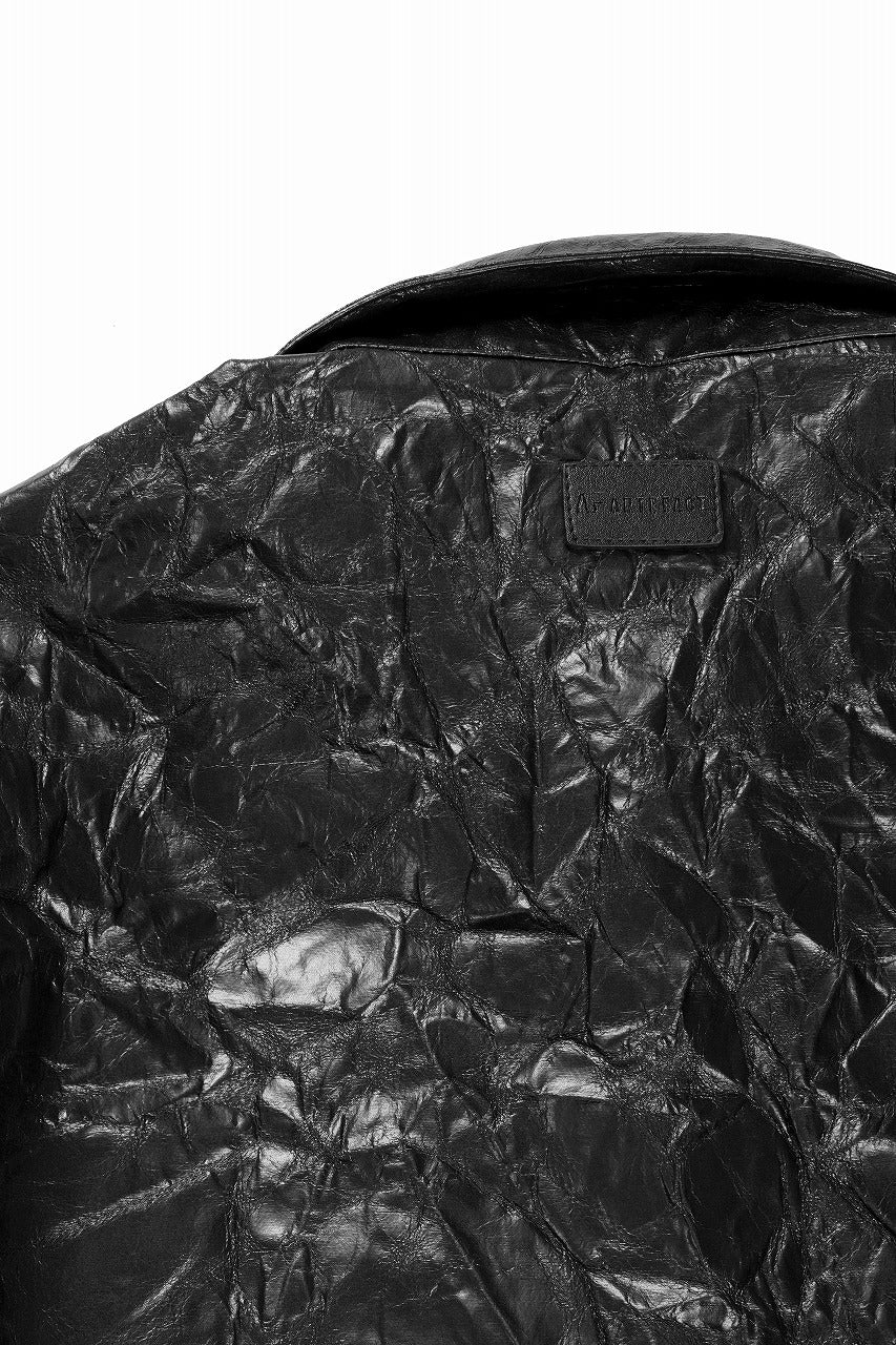 画像をギャラリービューアに読み込む, A.F ARTEFACT WASHER SYNTHETIC LEATHER SHRT (BLACK)