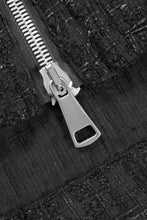 Load image into Gallery viewer, A.F ARTEFACT TUCK SLEEVE JACKET / LUXURY TWEED (BLACK)