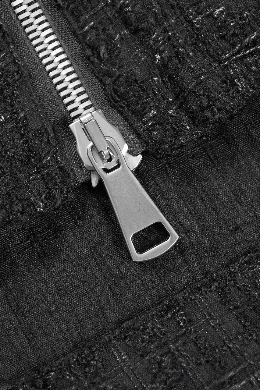 Load image into Gallery viewer, A.F ARTEFACT TUCK SLEEVE JACKET / LUXURY TWEED (BLACK)