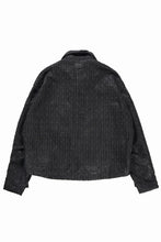 Load image into Gallery viewer, A.F ARTEFACT TUCK SLEEVE JACKET / LUXURY TWEED (BLACK)