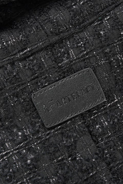 Load image into Gallery viewer, A.F ARTEFACT TUCK SLEEVE JACKET / LUXURY TWEED (BLACK)