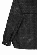 Load image into Gallery viewer, A.F ARTEFACT HOODED ZIPPER BLOUSON / LUXURY TWEED (BLACK)