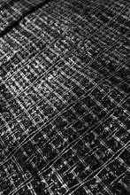 Load image into Gallery viewer, A.F ARTEFACT HOODED ZIPPER BLOUSON / LUXURY TWEED (BLACK x GOLD)