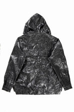 画像をギャラリービューアに読み込む, A.F ARTEFACT HOODED ZIPPER BLOUSON / WASHER SYNTHETIC LEATHER (BLACK)