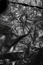 画像をギャラリービューアに読み込む, A.F ARTEFACT HOODED ZIPPER BLOUSON / WASHER SYNTHETIC LEATHER (BLACK)