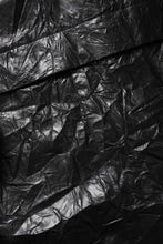 画像をギャラリービューアに読み込む, A.F ARTEFACT HOODED ZIPPER BLOUSON / WASHER SYNTHETIC LEATHER (BLACK)