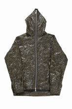 画像をギャラリービューアに読み込む, A.F ARTEFACT HOODED ZIPPER BLOUSON / WASHER SYNTHETIC LEATHER (KHAKI)