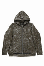 画像をギャラリービューアに読み込む, A.F ARTEFACT HOODED ZIPPER BLOUSON / WASHER SYNTHETIC LEATHER (KHAKI)