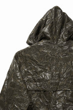 画像をギャラリービューアに読み込む, A.F ARTEFACT HOODED ZIPPER BLOUSON / WASHER SYNTHETIC LEATHER (KHAKI)