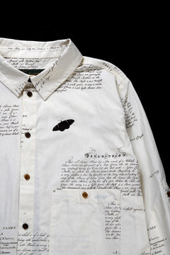 Load image into Gallery viewer, Aleksandr Manamis HERBARIUM NOTES CLASSIC SHIRT (HERBARIUM NOTES)