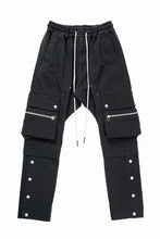 画像をギャラリービューアに読み込む, A.F ARTEFACT exclusive SOLID CARGO PANTS / BIO-WASHED CHINO CLOTH (BLACK)