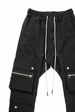 画像をギャラリービューアに読み込む, A.F ARTEFACT exclusive SOLID CARGO PANTS / BIO-WASHED CHINO CLOTH (BLACK)