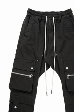 画像をギャラリービューアに読み込む, A.F ARTEFACT exclusive SOLID CARGO PANTS / BIO-WASHED CHINO CLOTH (BLACK)