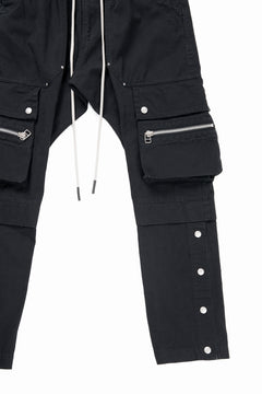 画像をギャラリービューアに読み込む, A.F ARTEFACT exclusive SOLID CARGO PANTS / BIO-WASHED CHINO CLOTH (BLACK)