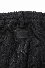 画像をギャラリービューアに読み込む, A.F ARTEFACT TUCK CARGO PANTS / LUXURY TWEED (BLACK)