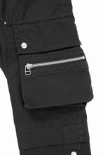 画像をギャラリービューアに読み込む, A.F ARTEFACT exclusive SOLID CARGO PANTS / BIO-WASHED CHINO CLOTH (BLACK)