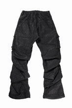 画像をギャラリービューアに読み込む, A.F ARTEFACT TUCK CARGO PANTS / LUXURY TWEED (BLACK)