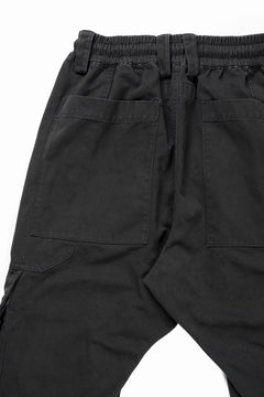 画像をギャラリービューアに読み込む, A.F ARTEFACT exclusive SOLID CARGO PANTS / BIO-WASHED CHINO CLOTH (BLACK)