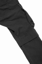 画像をギャラリービューアに読み込む, A.F ARTEFACT exclusive SOLID CARGO PANTS / BIO-WASHED CHINO CLOTH (BLACK)