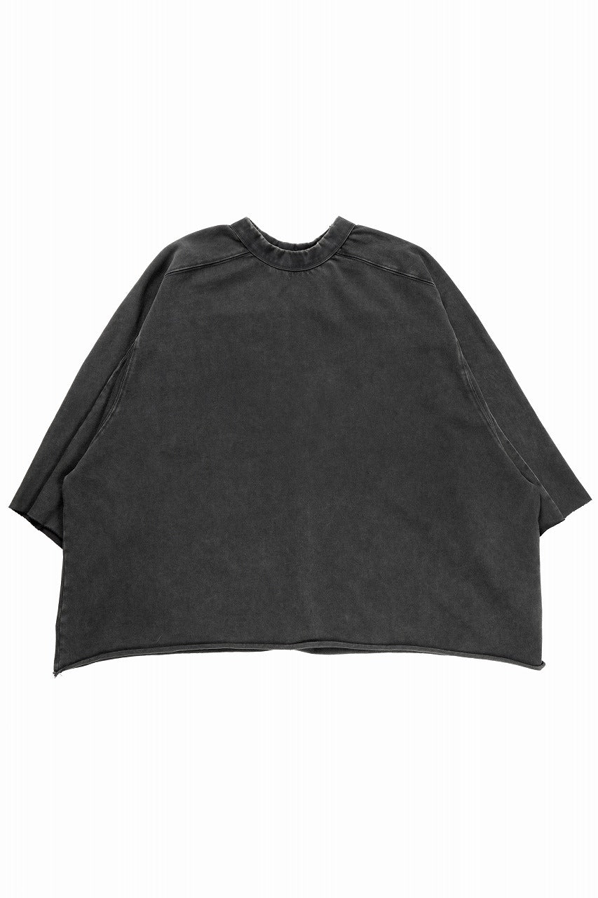 画像をギャラリービューアに読み込む, entire studios HEAVY HALF SLEEVE TEE (WASHED BLACK)