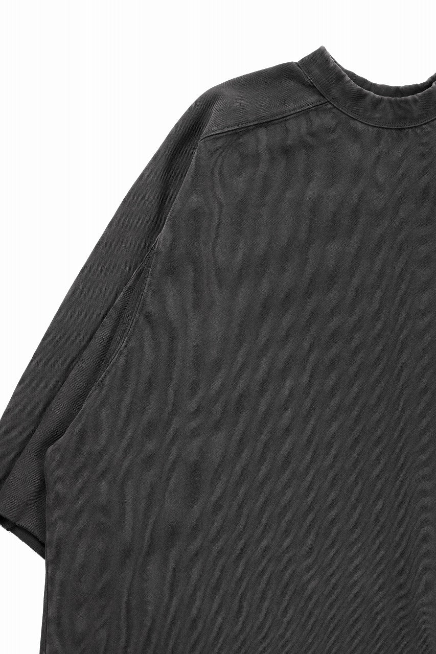 画像をギャラリービューアに読み込む, entire studios HEAVY HALF SLEEVE TEE (WASHED BLACK)