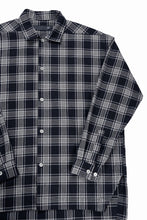 画像をギャラリービューアに読み込む, A.F ARTEFACT LONG SHIRT / TARTAN CHECK (BLACK x GREY)