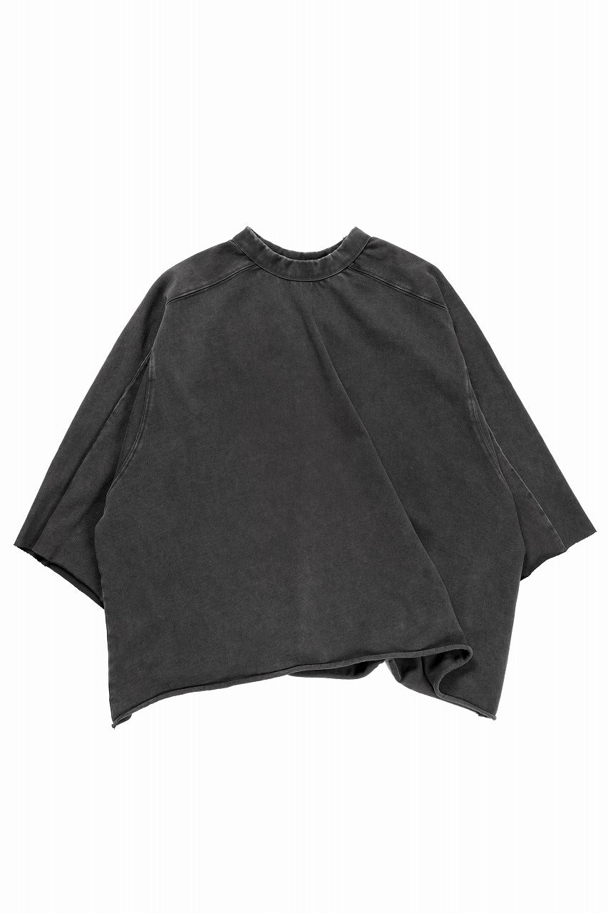画像をギャラリービューアに読み込む, entire studios HEAVY HALF SLEEVE TEE (WASHED BLACK)