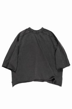 画像をギャラリービューアに読み込む, entire studios HEAVY HALF SLEEVE TEE (WASHED BLACK)