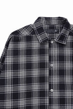 画像をギャラリービューアに読み込む, A.F ARTEFACT LONG SHIRT / TARTAN CHECK (BLACK x GREY)