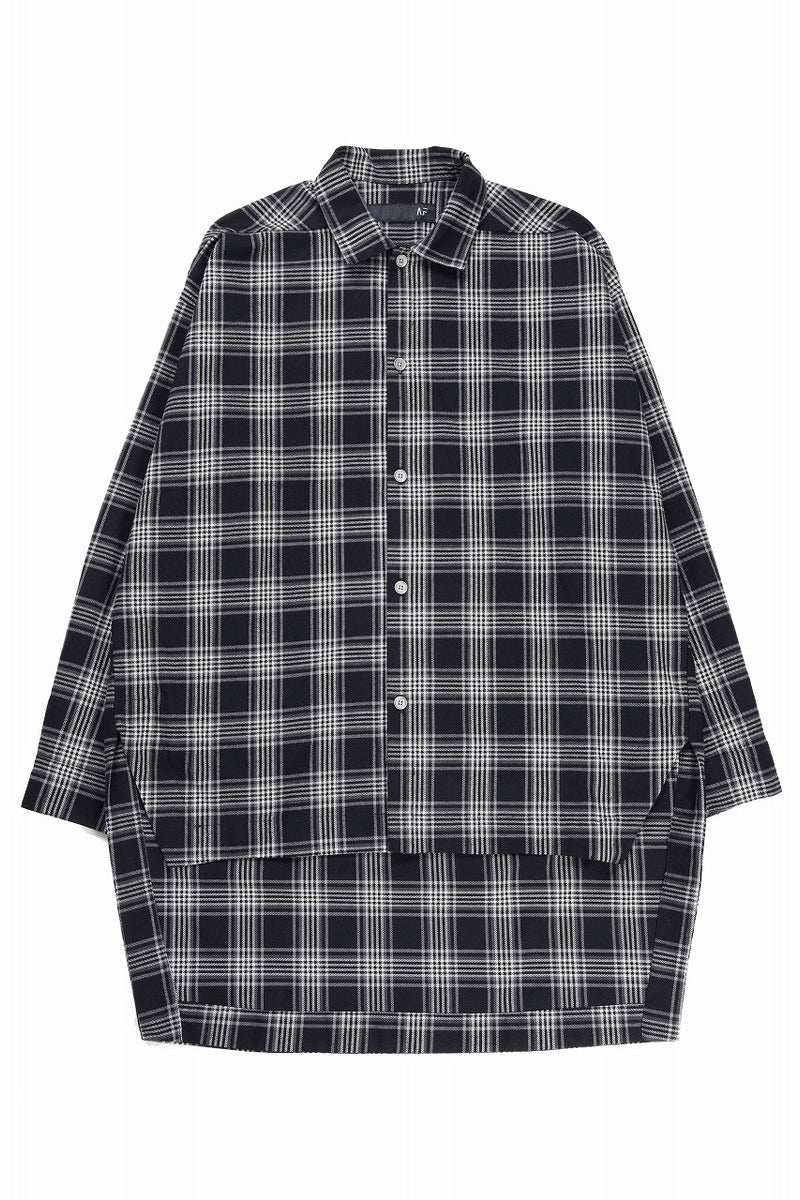 A.F ARTEFACT LONG SHIRT / TARTAN CHECK (BLACK x GREY)の商品ページ