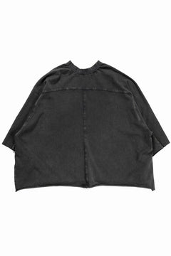 画像をギャラリービューアに読み込む, entire studios HEAVY HALF SLEEVE TEE (WASHED BLACK)