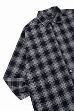 画像をギャラリービューアに読み込む, A.F ARTEFACT LONG SHIRT / TARTAN CHECK (BLACK x GREY)
