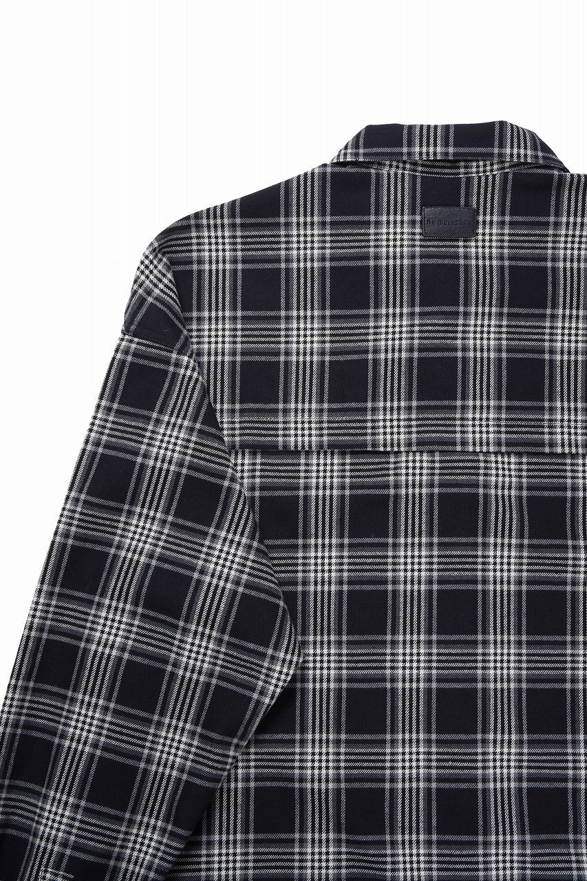 画像をギャラリービューアに読み込む, A.F ARTEFACT LONG SHIRT / TARTAN CHECK (BLACK x GREY)