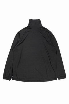 画像をギャラリービューアに読み込む, CAPERTICA OFF TURTLE NECK TOP / SUPER 140s WASHABLE WOOL DC-JERSEY (DARKNESS)
