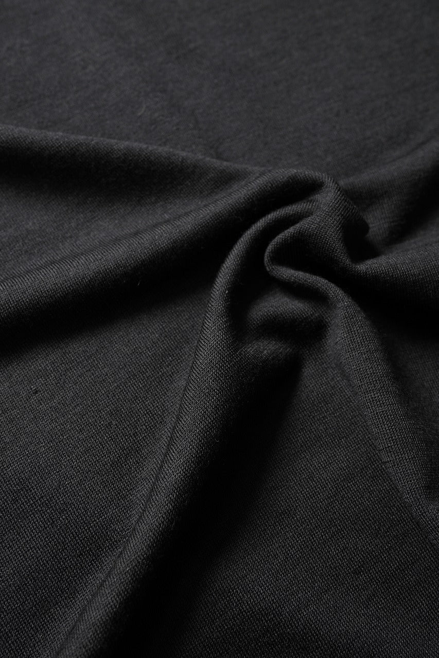 画像をギャラリービューアに読み込む, CAPERTICA OFF TURTLE NECK TOP / SUPER 140s WASHABLE WOOL DC-JERSEY (DARKNESS)