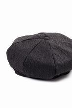画像をギャラリービューアに読み込む, KLASICA OVER SIZED CLASSIC 8 PEICES BERET / FORK NEEDLE PUNCH SUPER 100's PENCIL STRIPE (IRON BROWN STRIPES)