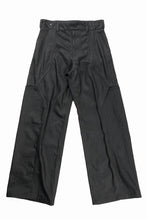 画像をギャラリービューアに読み込む, OPPOSE DUALITY 8POCKET PANEL WIDE DENIM TROUSERS (BLACK GREY)