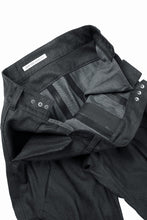 画像をギャラリービューアに読み込む, OPPOSE DUALITY 8POCKET PANEL WIDE DENIM TROUSERS (BLACK GREY)