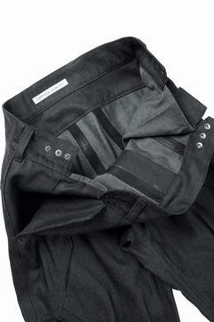 画像をギャラリービューアに読み込む, OPPOSE DUALITY 8POCKET PANEL WIDE DENIM TROUSERS (BLACK GREY)